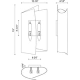 Alora WV319202PN PARDUCCI WALL VANITY POLISHED NICKEL