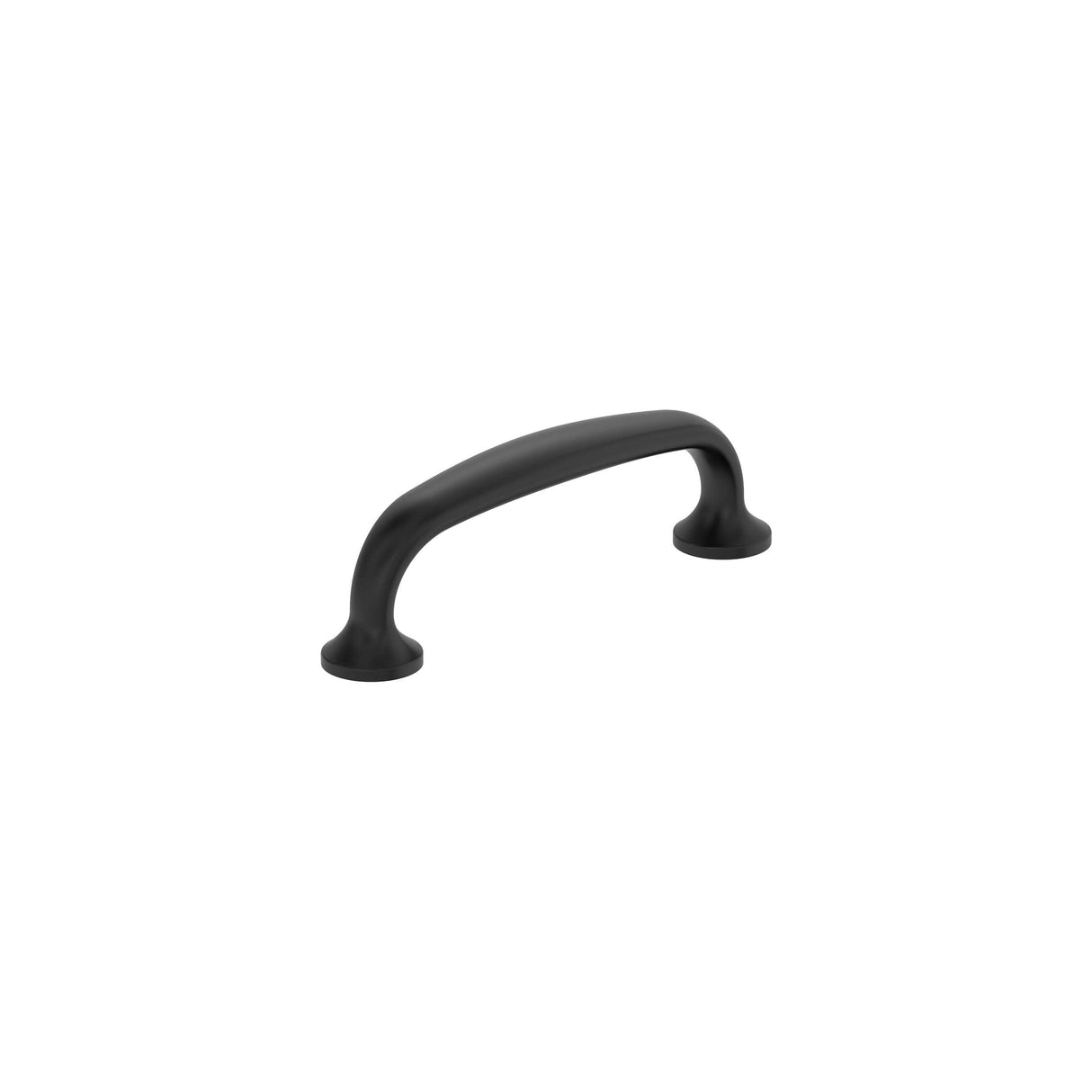 Amerock BP37395FB Matte Black Cabinet Pull 3 in (76 mm) Center-to-Center Cabinet Handle Renown Drawer Pull Kitchen Cabinet Handle Furniture Hardware