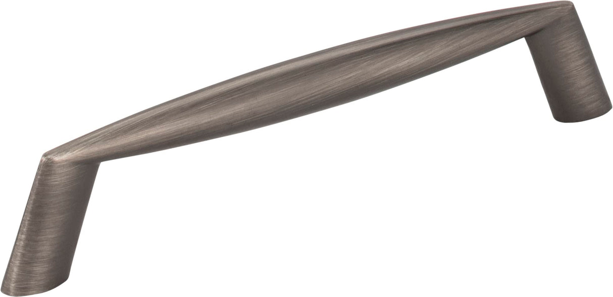 Elements 988-128BNBDL 128 mm Center-to-Center Brushed Pewter Zachary Cabinet Pull
