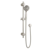 PULSE ShowerSpas 3006-BN-1.8GPM Brushed-Nickel Combo Shower System, 1.8 GPM