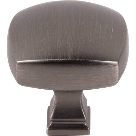 Jeffrey Alexander 278L-BNBDL 1-3/8" Overall Length Brushed Pewter Square Audrey Cabinet Knob