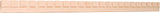 Hardware Resources SCRIBE1ALD 3/16" D x 3/4" H Alder Curved Edge Scribe Moulding