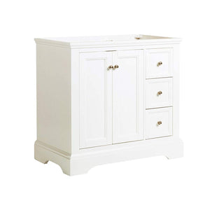 Fresca FCB2436WHM Fresca Windsor 36" Matte White Traditional Bathroom Cabinet