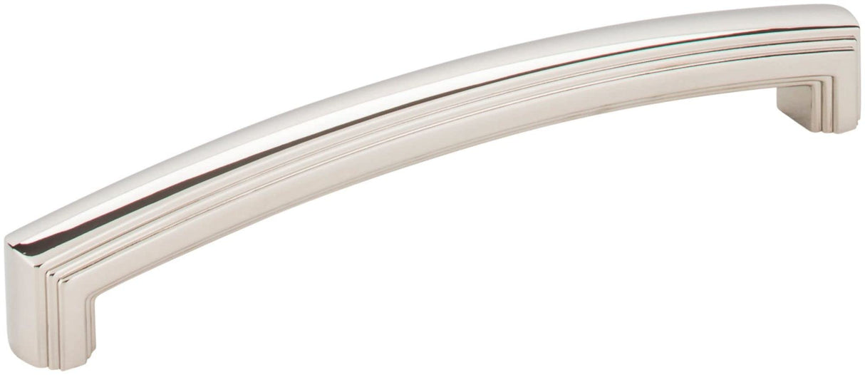 Jeffrey Alexander 519-160NI 160 mm Center-to-Center Polished Nickel Delgado Cabinet Pull