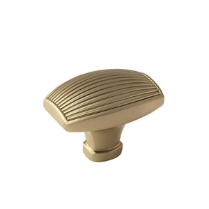 Amerock Cabinet Knob Golden Champagne 1-3/4 inch (44 mm) Length Sea Grass 1 Pack Drawer Knob Cabinet Hardware