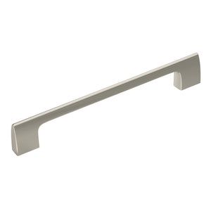 Amerock Cabinet Pull Polished Nickel 6-5/16 inch (160 mm) Center-to-Center Riva 1 Pack Drawer Pull Drawer Handle Cabinet Hardware
