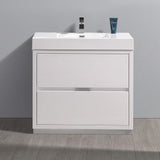 Fresca FCB8436GG-I Fresca Valencia 36" Dark Slate Gray Free Standing Modern Bathroom Vanity