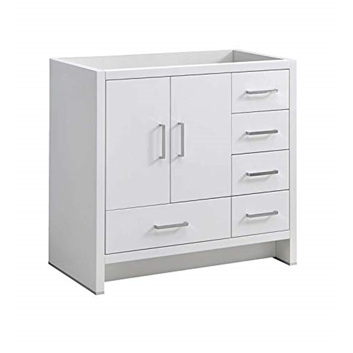 Fresca FCB9436WH-R Fresca Imperia 36" Glossy White Free Standing Modern Bathroom Cabinet - Right Version
