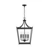 Capital Lighting 9552MB Stanton 6 Light Foyer Matte Black