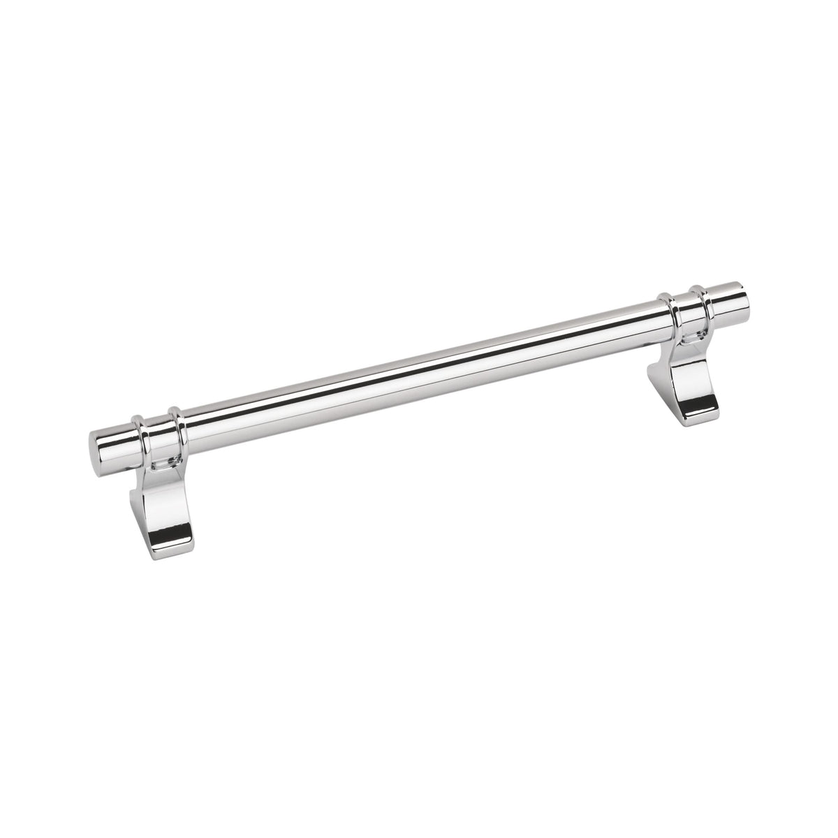 Amerock Cabinet Pull Polished Chrome 6-5/16 inch (160 mm) Center to Center Davenport 1 Pack Drawer Pull Drawer Handle Cabinet Hardware