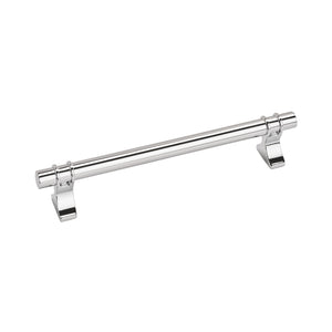 Amerock Cabinet Pull Polished Chrome 6-5/16 inch (160 mm) Center to Center Davenport 1 Pack Drawer Pull Drawer Handle Cabinet Hardware