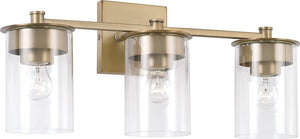 Capital Lighting 146831AD-532 Mason 3 Light Vanity Aged Brass