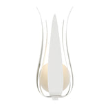 Broche 1 Light Matte White Sconce 511-MT