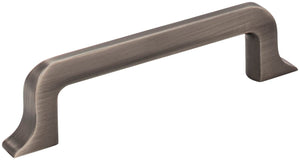 Jeffrey Alexander 839-96BNBDL 96 mm Center-to-Center Brushed Pewter Callie Cabinet Pull