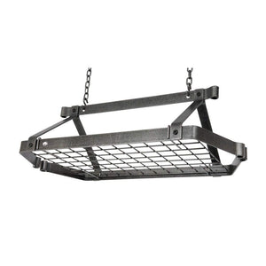 Enclume DR5 HS Retro Rectangle Pot Rack w/ 12 Hooks HS