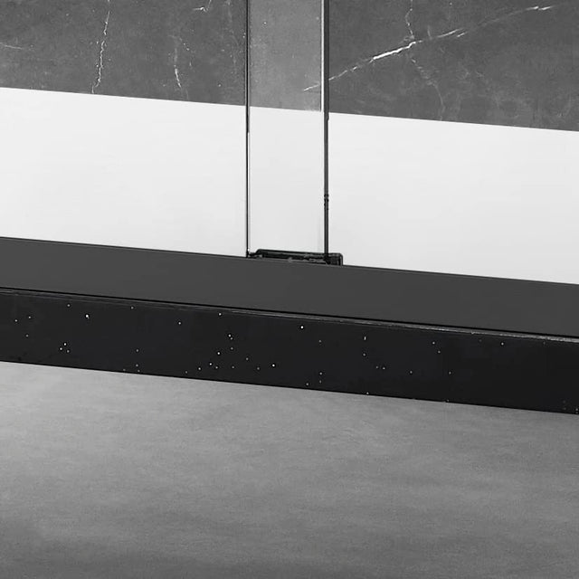 Essence 60'' * 76'' Framed Shower Door (Matte Black)