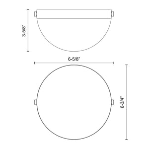 Alora WV301001MB GLOBO WALL VANITY LED MATTE BLACK