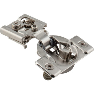 Hardware Resources 8390-2-2C 105° 1/2" Overlay DURA-CLOSE® Self-close Compact Hinge with 2 Cleats and Press-in 8mm Dowels.