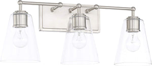 Capital Lighting 121731BN-431 Murphy 3 Light Vanity Brushed Nickel