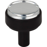 Jeffrey Alexander 775MB 1-1/8" Diameter Matte Black Carmen Cabinet Knob