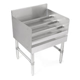 John Boos UBLD-2112 Liquor Display, 21” Width, 4-Step, 18GA Stainless Steel (Underbar)