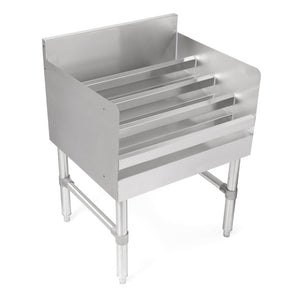 John Boos UBLD-2112 Liquor Display, 21” Width, 4-Step, 18GA Stainless Steel (Underbar)