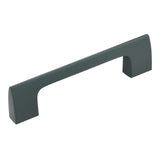 Amerock Cabinet Pull Matte Black 3-3/4 inch (96 mm) Center-to-Center Riva 1 Pack Drawer Pull Drawer Handle Cabinet Hardware