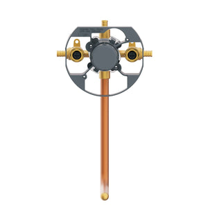 Gerber G00GS504ST No Finish Treysta Tub & Shower Valve- Crimp Pex Connection With ...