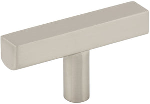 Jeffrey Alexander 845TL-SBZ 2-1/4" Satin Bronze Dominique Cabinet "T" Knob