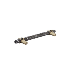 Amerock BP36650MBKBBZ Carrione Cabinet Pull, 6-5/16 in (160 mm) Center-to-Center, Marble Black/Golden Champagne