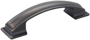 Jeffrey Alexander 435-96DBAC 96 mm Center-to-Center Brushed Oil Rubbed Bronze Square Annadale Cabinet Pull
