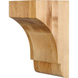 Hardware Resources COR32-1HMP 5" W x 5" D x 9" H Hard Maple Minimalist Corbel