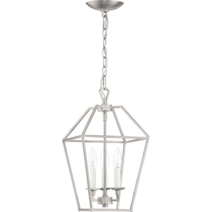 Quoizel AVY5203BN Aviary Pendant Ceiling Lighting, 3-Light, 180 Watts, Brushed Nickel (Showroom Display for Sale))