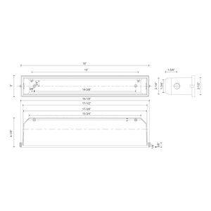 Kuzco ER7120-CBOX CONCRETE BOX FOR ER7120-BK/GY