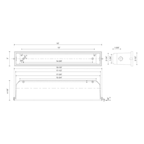Kuzco ER7120-CBOX CONCRETE BOX FOR ER7120-BK/GY