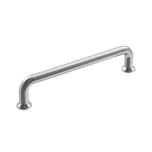 Amerock Cabinet Pull Polished Chrome 5-1/16 inch (128 mm) Center-to-Center Factor 1 Pack Drawer Pull Cabinet Handle Cabinet Hardware