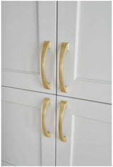 Jeffrey Alexander 944-96SBZ 96 mm Center-to-Center Satin Bronze Arched Roman Cabinet Pull