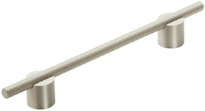 Amerock Cabinet Pull Silver Champagne 6-5/16 inch (160 mm) Center to Center Transcendent 1 Pack Drawer Pull Drawer Handle Cabinet Hardware