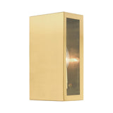 Livex Lighting 29122-32 Winfield - 2 Light Medium Outdoor ADA Wall Sconce in Nautical Style-11 Inches Tall and 6 Inches Wide, Finish Color: Satin Gold