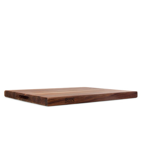 John Boos WAL-R02 Walnut Wood Cutting Board for Kitchen Prep, 1.5 Inch Thick, Large Edge Grain Rectangular Reversible Charcuterie Block, 24" x 18" 1.5" 24X18X1.5 WAL-EDGE GR-REV-