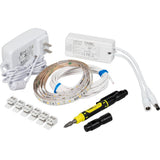 Task Lighting L-VNLK-05-40 5 ft 120 Lm/Ft Vanity Night Light Kit, Tape Lighting with Doppler Motion Sensor Switch, 4000K