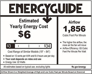 Matthews Fan MW-BK-MWH-60 Mollywood 6-speed contemporary ceiling fan in Matte Black finish with 60” solid matte white wood blades
