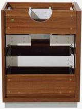 Fresca FCB8024TK Fresca Livello 24" Teak Modern Bathroom Cabinet