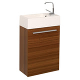 Fresca FCB8002GO-I Fresca Pulito 16" Small Gray Oak Modern Bathroom Vanity w/ Integrated Sink