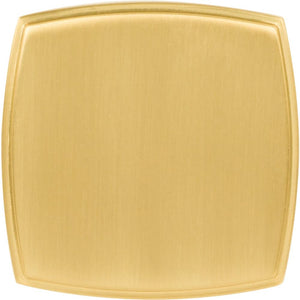 Jeffrey Alexander 141L-BG 1-3/4" Overall Length Brushed Gold Square Renzo Cabinet Knob
