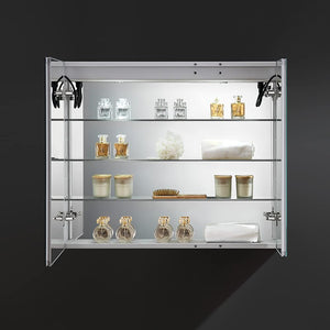 Fresca FMC013630 Fresca Tiempo 36" Wide x 30" Tall Bathroom Medicine Cabinet w/ LED Lighting & Defogger