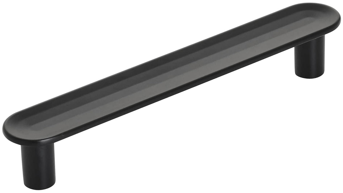 Amerock Cabinet Pull Matte Black 3-3/4 inch (96 mm) Center to Center Concentric 1 Pack Drawer Pull Drawer Handle Cabinet Hardware