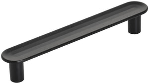 Amerock Cabinet Pull Matte Black 3-3/4 inch (96 mm) Center to Center Concentric 1 Pack Drawer Pull Drawer Handle Cabinet Hardware