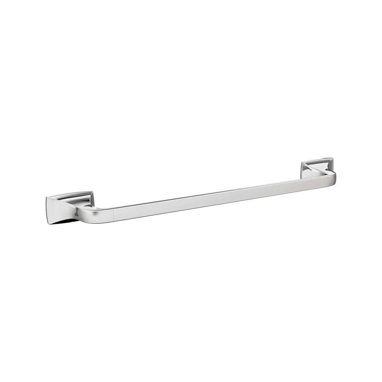 Amerock BH3601326 Chrome Towel Bar 18 in (457 mm) Towel Rack Highland Ridge Bathroom Towel Holder Bathroom Hardware Bath Accessories