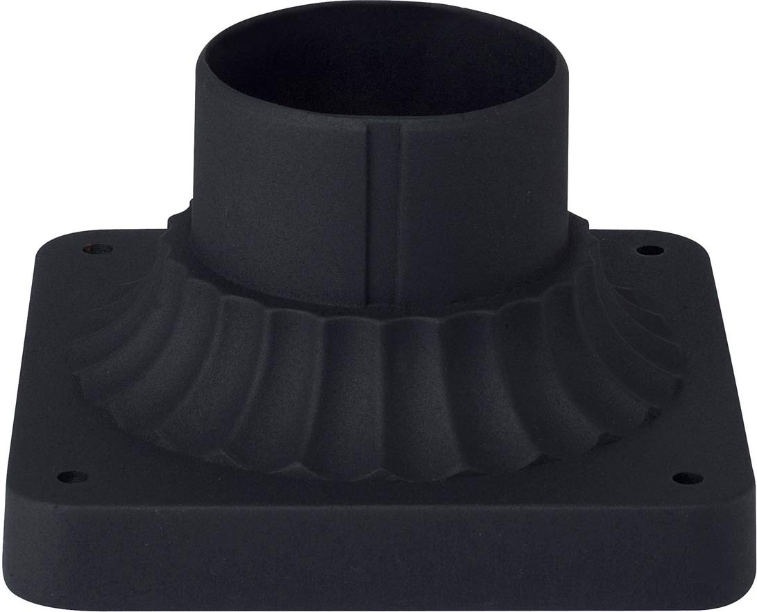 Capital Lighting 929902BK Outdoor Pier Mount Flange Black